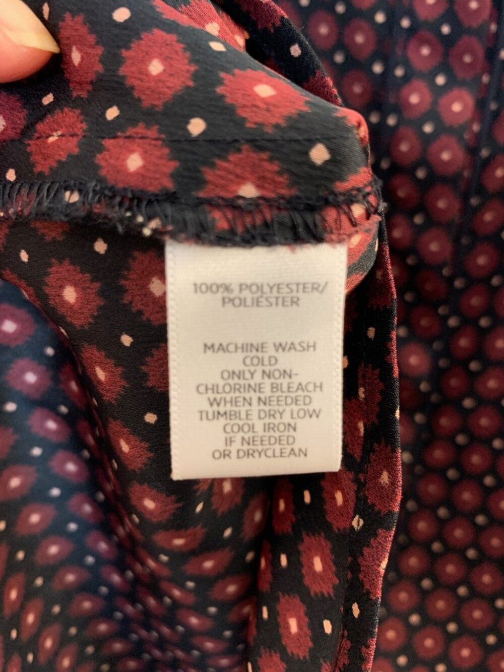 Ann Taylor Loft Foulard Print Blouse - Picture 5 of 5